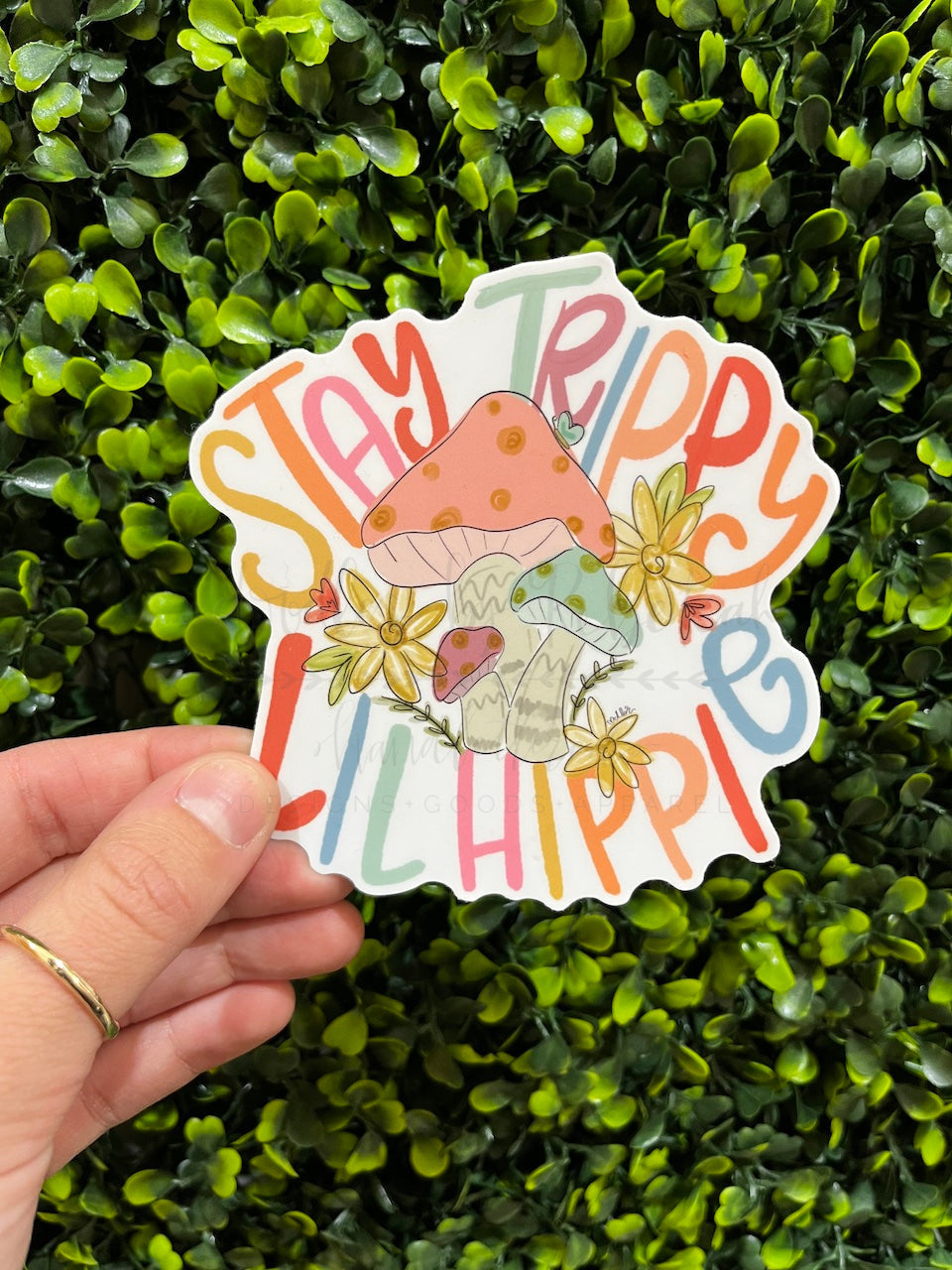 Stay Trippy Lil Hippie Sticker
