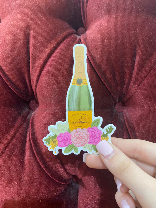 Champagne Sticker - Sticker