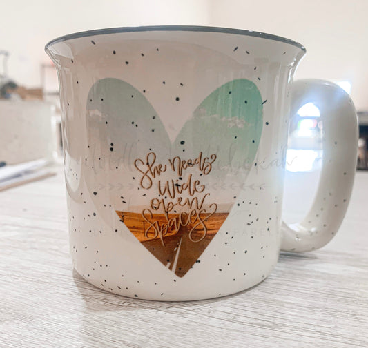 She Needs Wide Open Spaces Mug