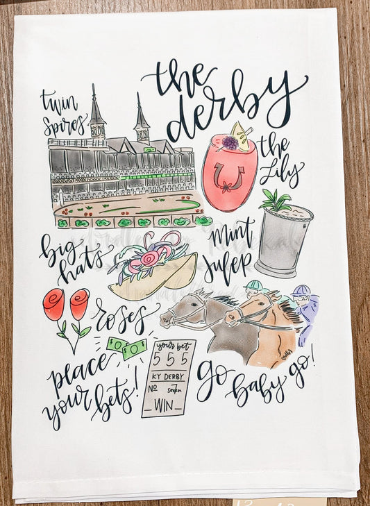 The Derby Tea Towel - Tea Towels