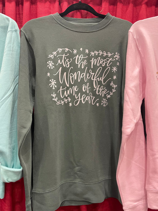It’s The Most Wonderful Time of the Year Sweatshirt - Tees