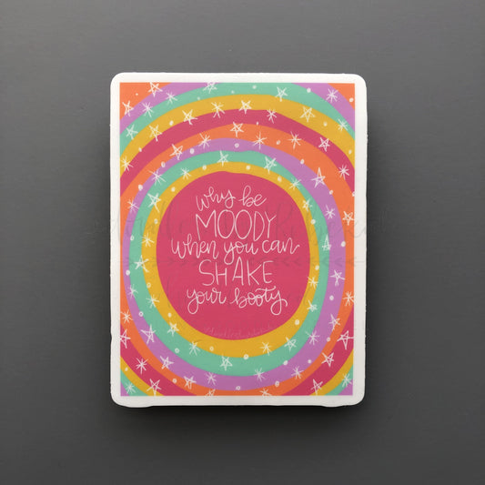 Moody Booty Sticker - Sticker