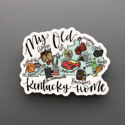 KY Map Sticker - Sticker