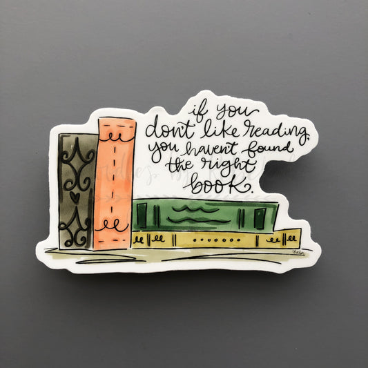 If You Dont Like Reading Sticker - Sticker