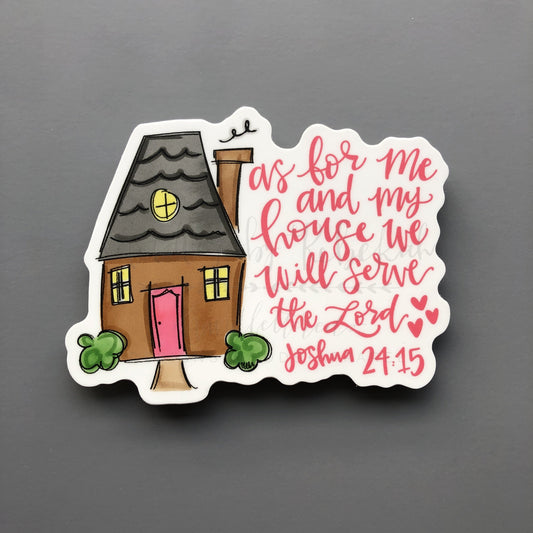 We Will Serve The Lord Sticker - Sticker
