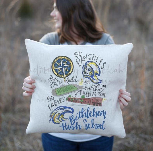 Bethlehem High School Pride Pillow