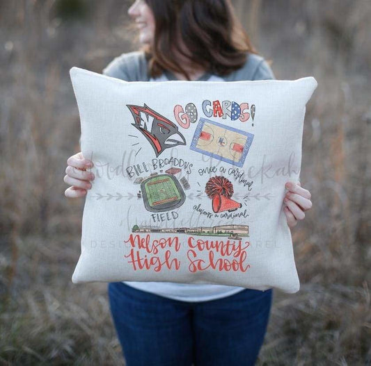Nelson County High School Pride Pillow