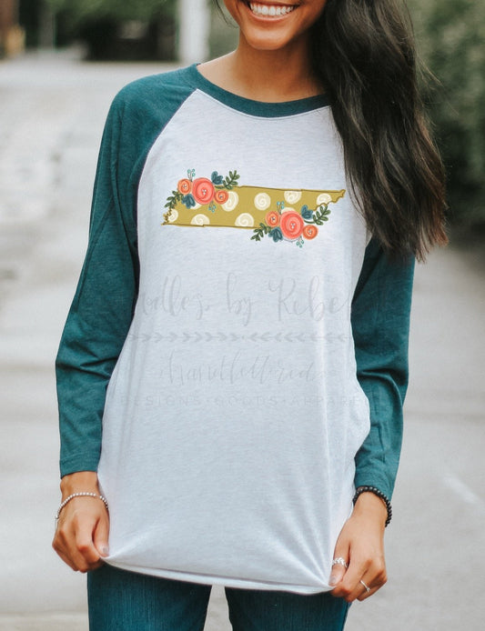 Tennessee Floral Dot