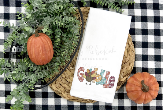 Gobble Tea Towel