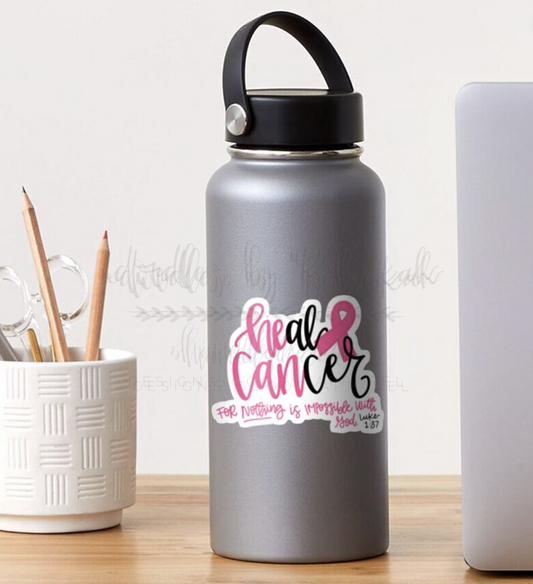 He Can Heal Cancer Sticker