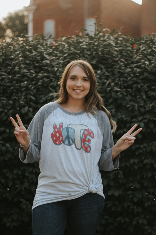 VOTE Peace Sign