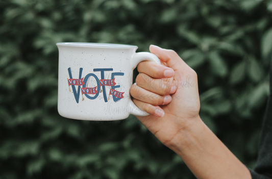 VOTE Flags Coffee Mug