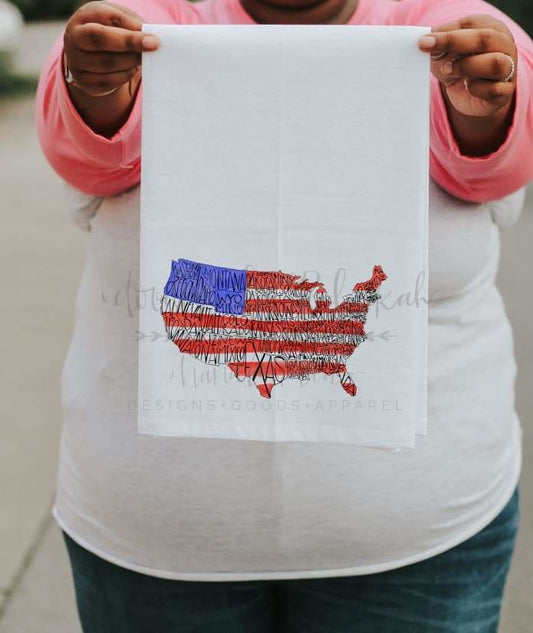 AMERICA Tea Towel - Tea Towels