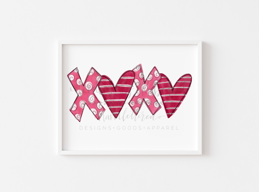 XOXO 8x10 Print