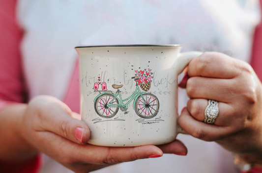 Valentine's Bike Coffee Mug