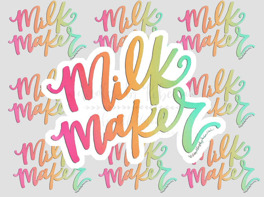 Milk Maker Sticker