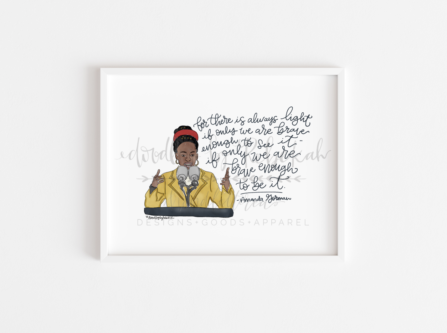 Brave Enough 8x10 Print