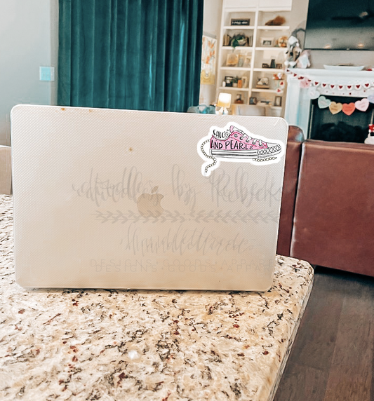 Chucks and Pearls Sticker