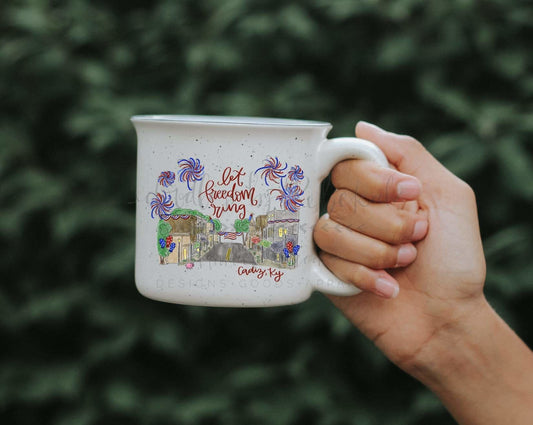 Let Freedom Ring - Cadiz KY Mug - Coffee Mug