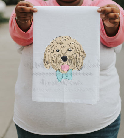 Golden Doodle Tea Towel - Tea Towels