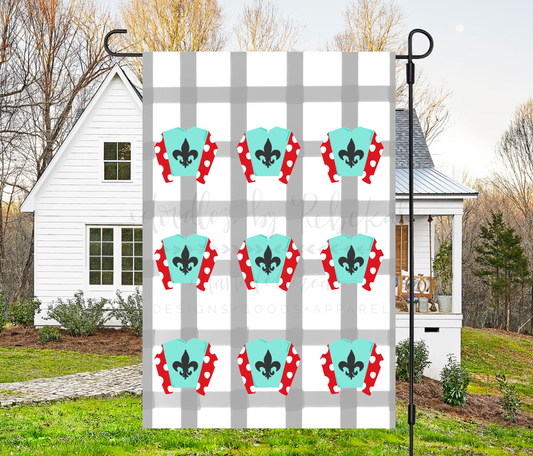 Derby Silks Garden Flag