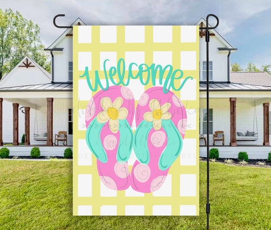 Flipflop Garden Flag