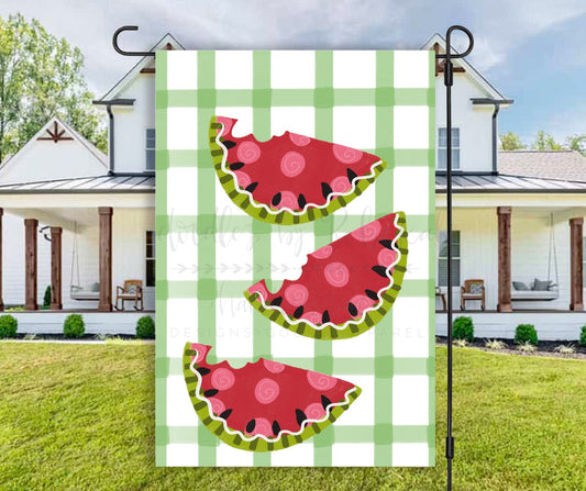 Watermelon Garden Flag