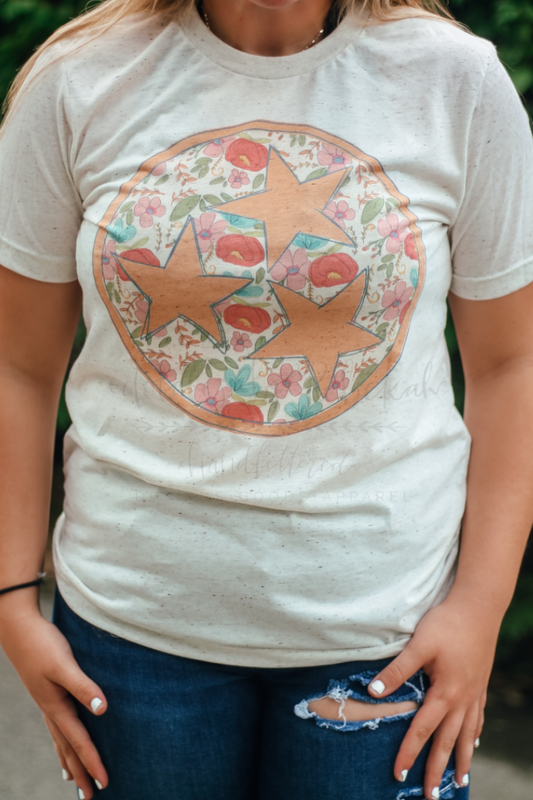 Tennessee Tri Star (Flowery) Tee