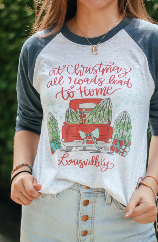 At Christmas All Roads Lead To Home Raglan