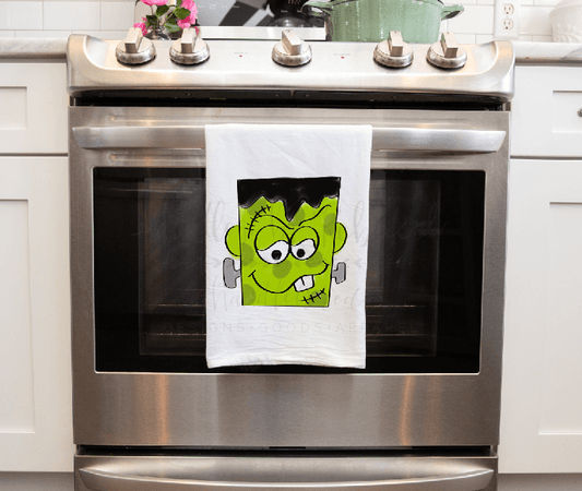 Frankenstein Tea Towel