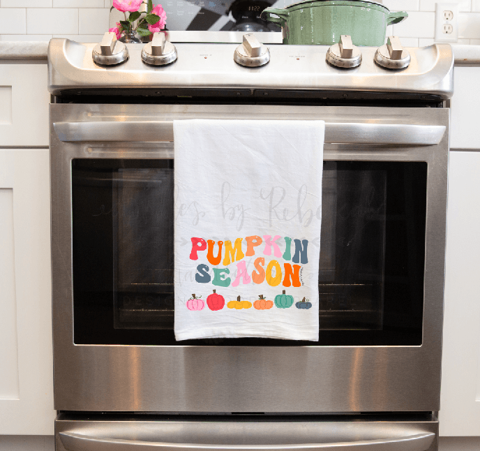 Pumpkin Season Tea Towel