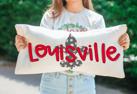 Louisville Fleur Di Les Lumbar Pillow