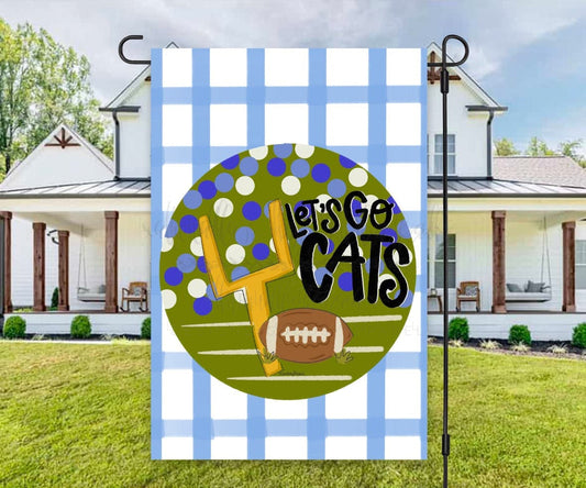 Let’s Go Cats UK Football Garden Flag - Garden Flag