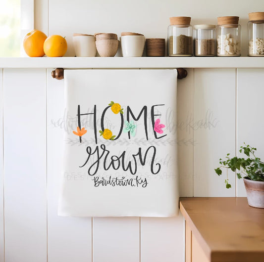 Home Grown - Custom Town Tea Towel - Tea Towels
