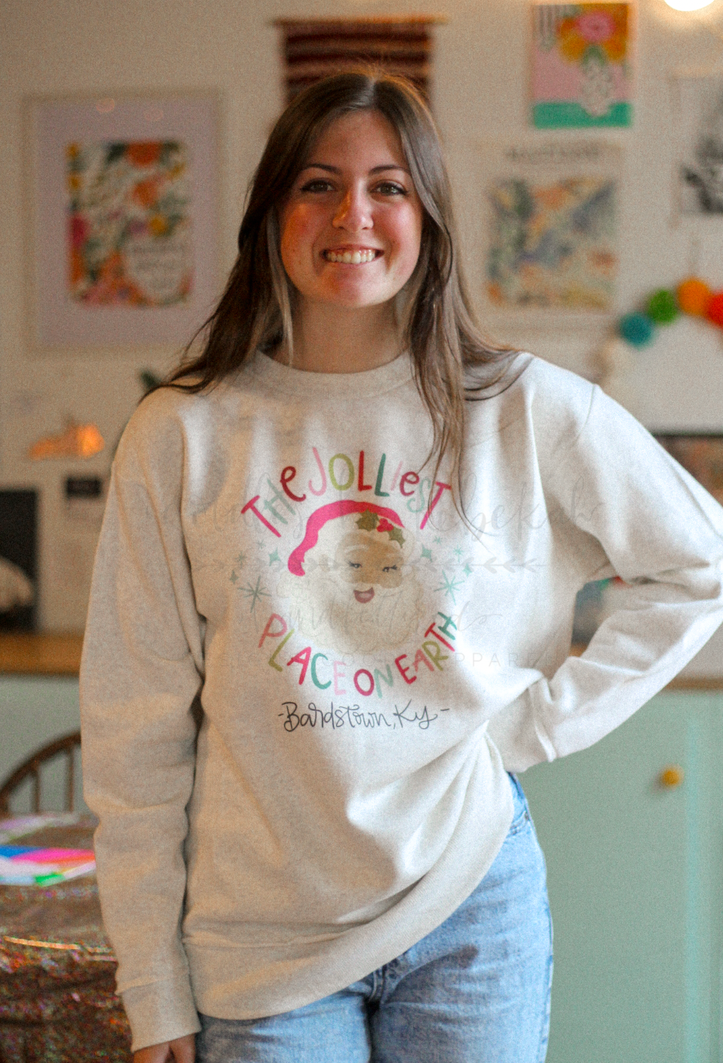 The Jolliest Place on Earth - Custom Town Sweatshirt & Tee