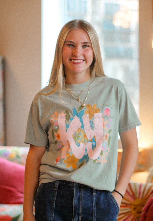 KY Kentucky Floral Tee
