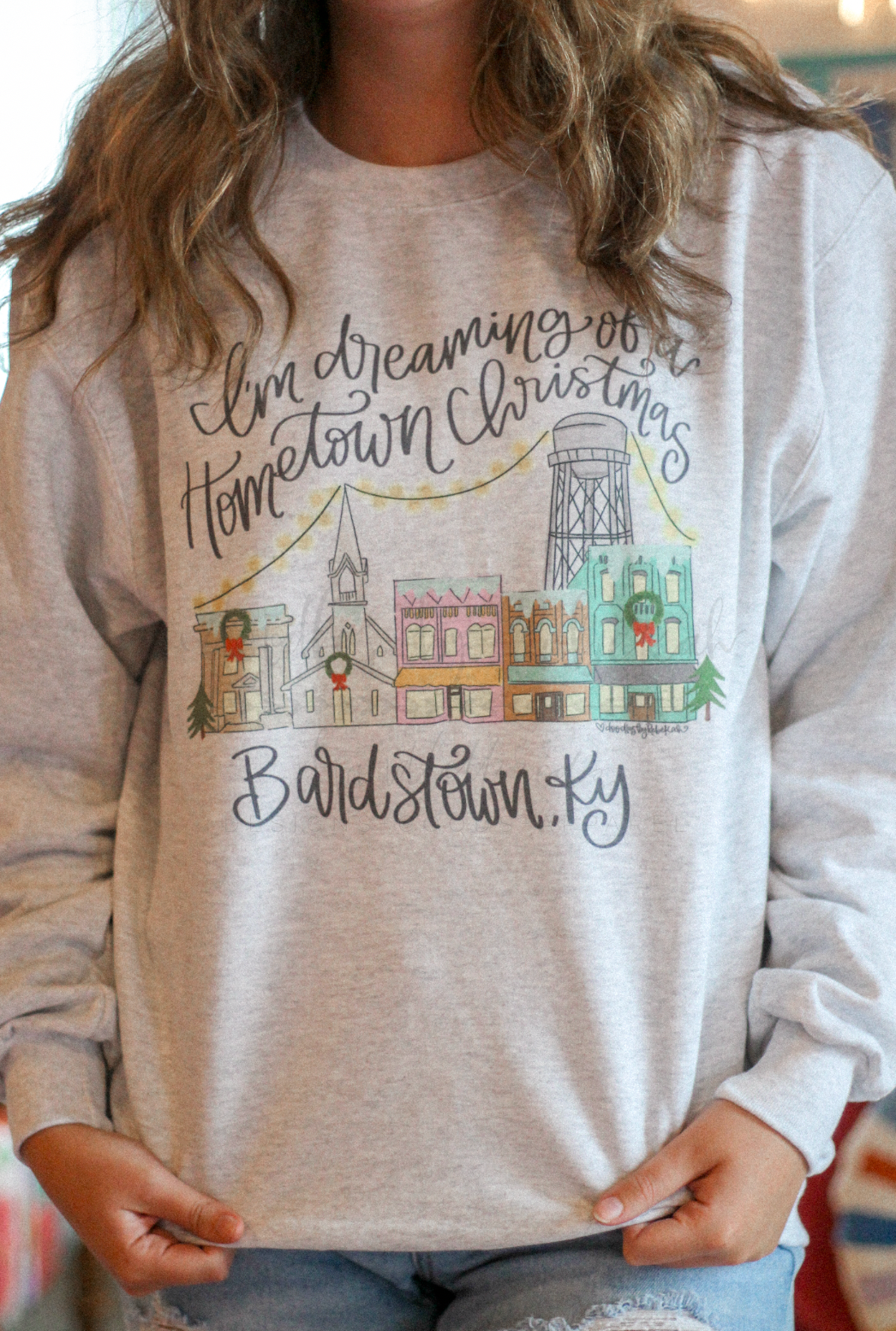 I'm Dreaming of a Hometown Christmas - Custom Town Sweatshirt & Tee