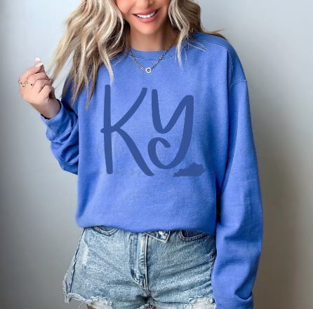 KY Flo Blue Sweatshirt