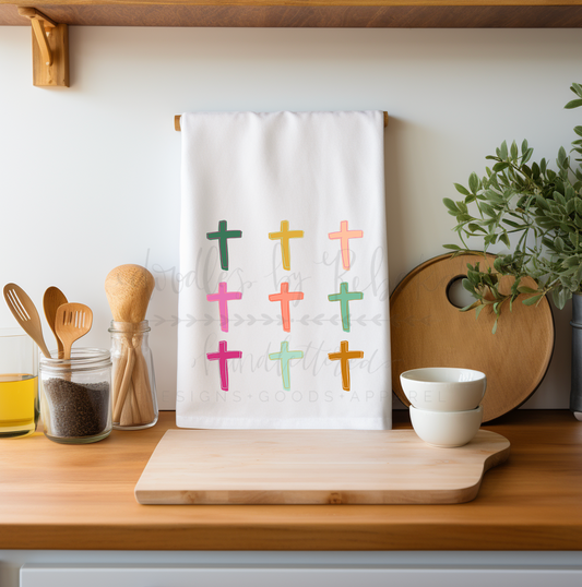 Cross Tea Towel