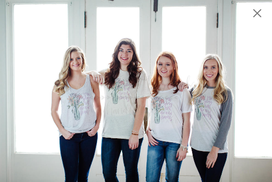 You Belong with the Wildflowers Tee - Doodles by Rebekah
