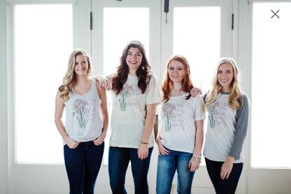 You Belong with the Wildflowers Tee - Doodles by Rebekah
