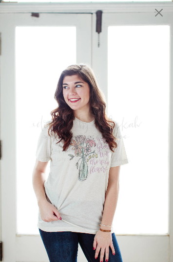 You Belong with the Wildflowers Tee - Doodles by Rebekah