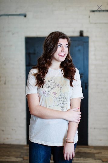 Under His Wings Tee - Doodles by Rebekah
