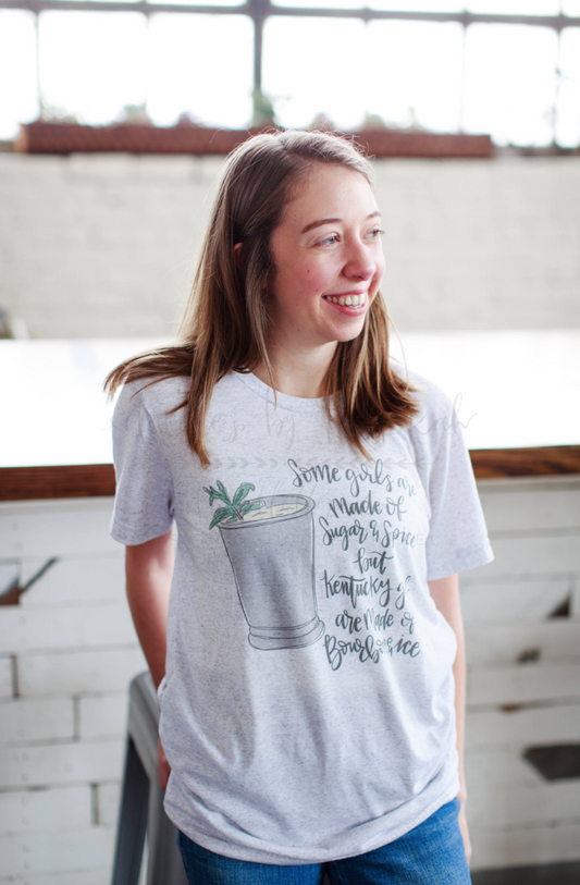 Kentucky Girls Bourbon & Ice Tee - Doodles by Rebekah