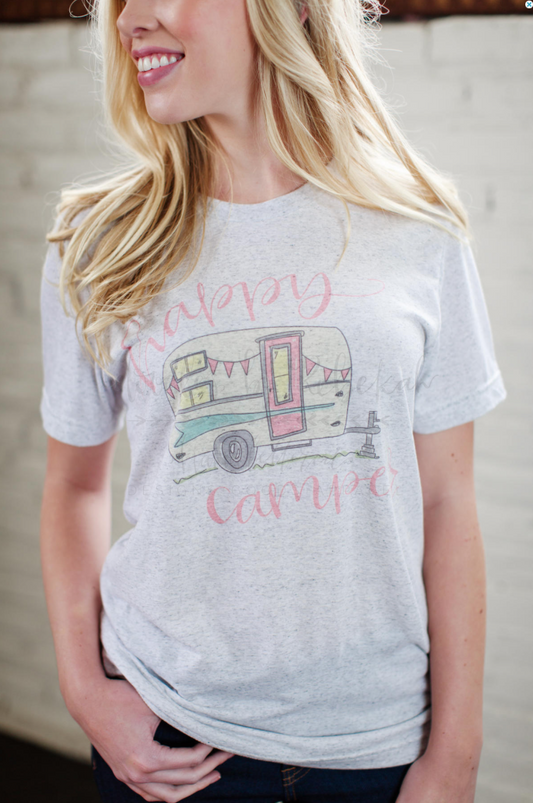 Happy Camper Tee - Doodles by Rebekah