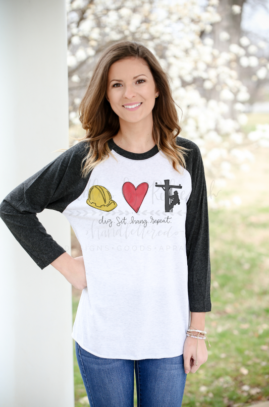 Dig. Set. Hang. Repeat - Tees