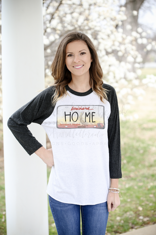 Louisiana License Plate - Tees