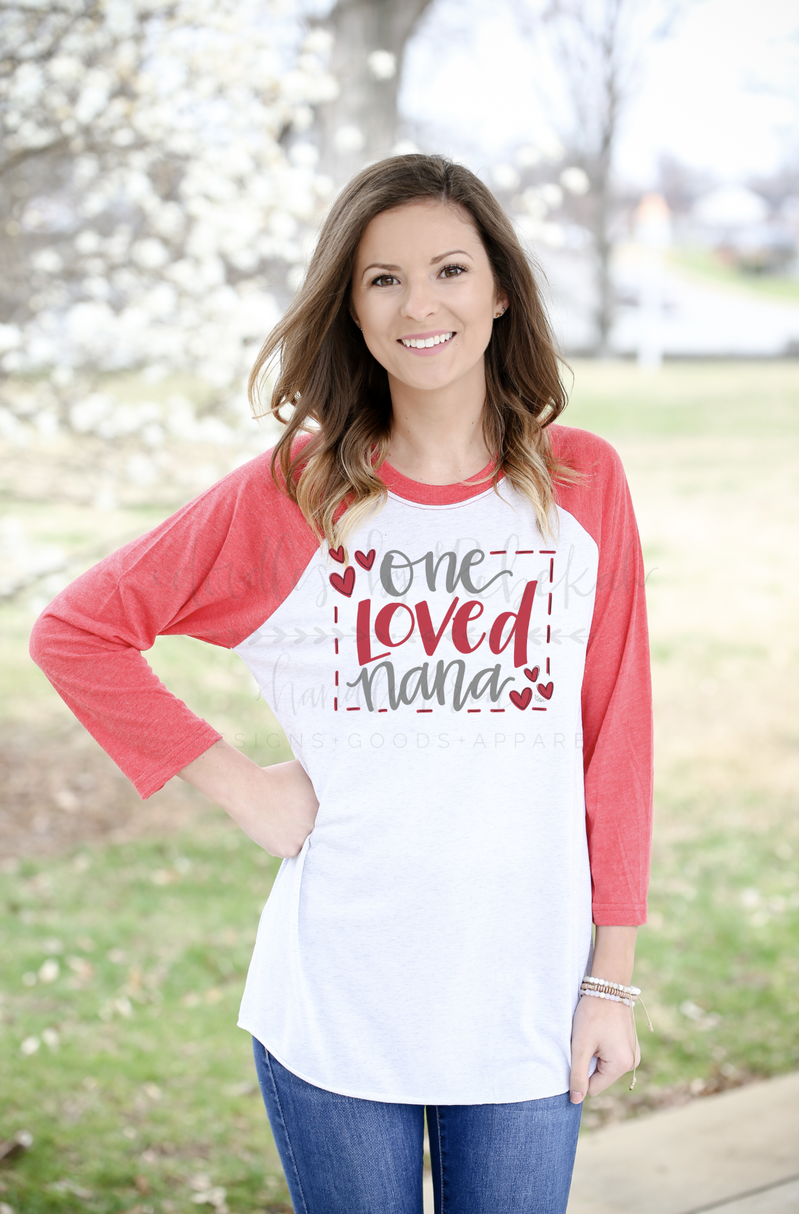 One Loved Grandma (Choose your own name) - Tees