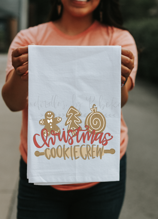Christmas Cookie Crew Tea Towel
