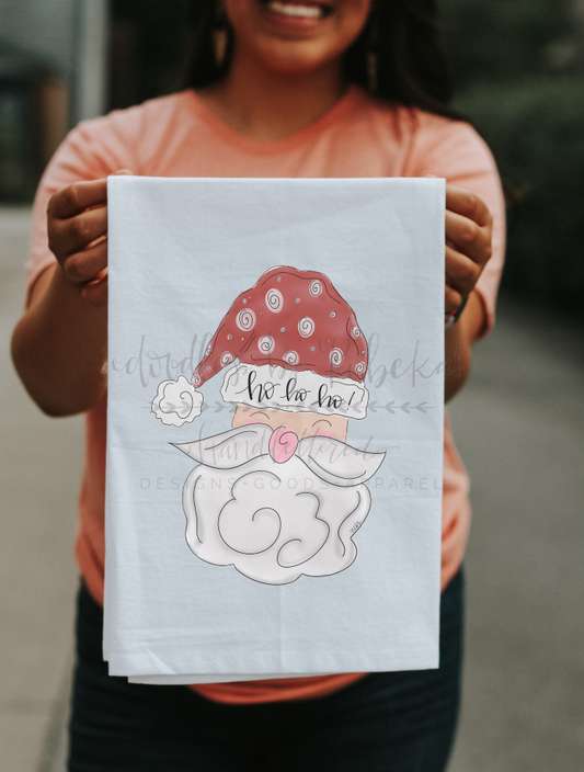 Ho, Ho, Ho Tea Towel